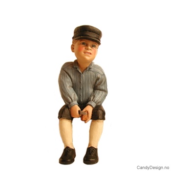 Carl Larsson barn - Gutt med tollekniv