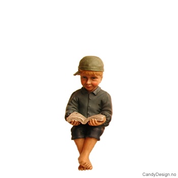 Carl Larsson - Gutt med hatten på snei