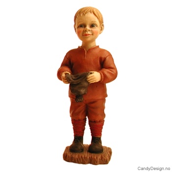 Carl Larsson - Gutt med lue i hånden