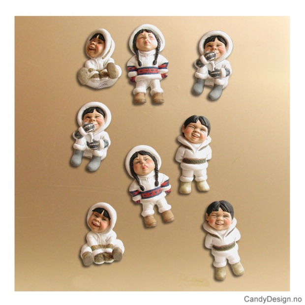 Eskimo suvenir magneter