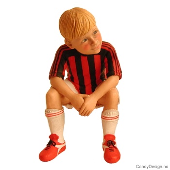 Fotballgutt figur