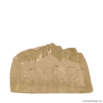 Transparent Troll på rekke