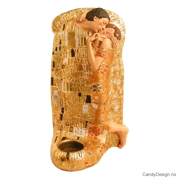 Gustav Klimt - kyssende par - lysestake