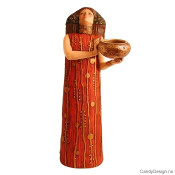 Gustav Klimt - kvinne med lysholder