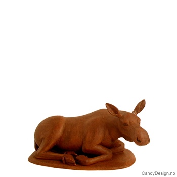 Liten liggende elgku suvenir