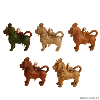 Løvehest - nøkkelring medium