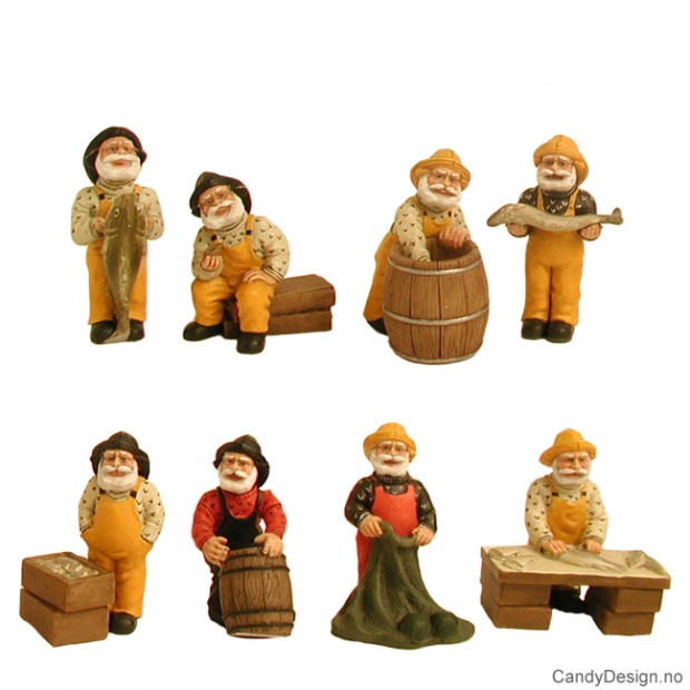 Små fiskere assortert