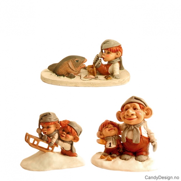 Små tablå - vinterbarn