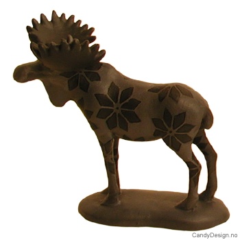 Elg - brun med selbumønster