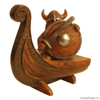 En viking om bord i skipsstavnen