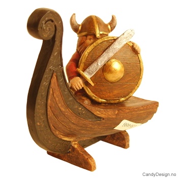 En viking om bord i skipsstavnen