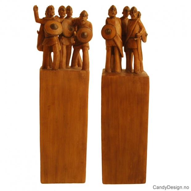 Vikingegrupper på søyle - assortert