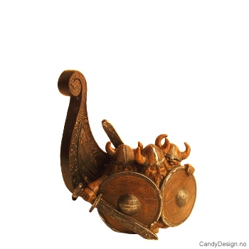 3 vikinger foran skipsstavn - mini