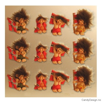 Troll magneter assortert
