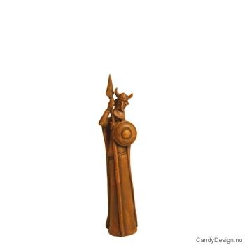 Små trøtte vikingkrigere med spyd - Antikk