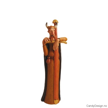 Medium trøtte vikinger med sverd 