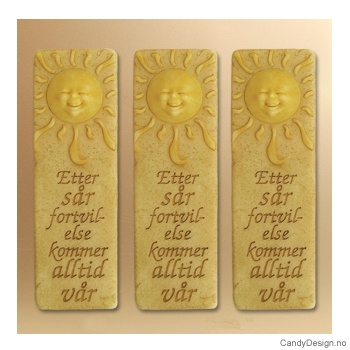 Kjærlighetsord magnet - Etter skyer kommer sol