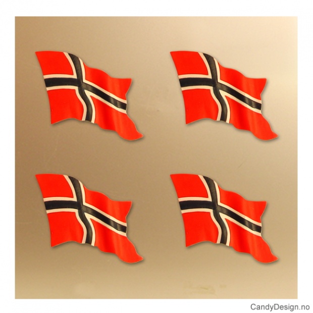 Magnet med Norsk flagg