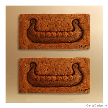 Vikingmagnet - Vikingsskip