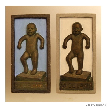 Sinnataggen magneter etter Gustav Vigeland