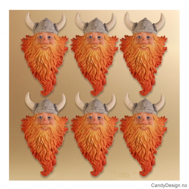 Vikinghode suvenirmagnet