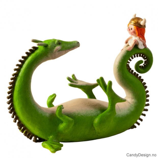 Viking pike med drage