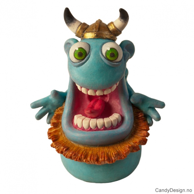 Karikerte vikingfigurer