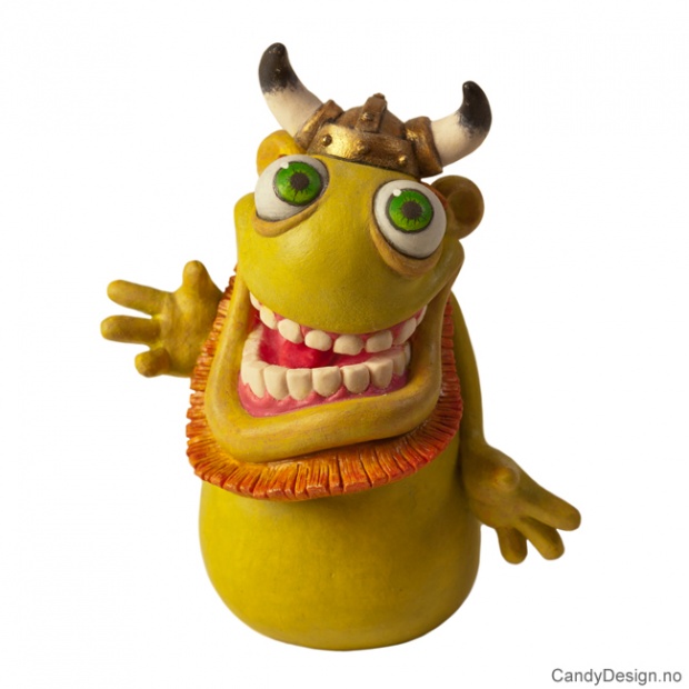 Karikerte vikingfigurer