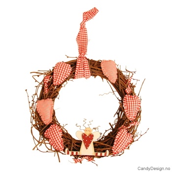 Velkommen krans med engel