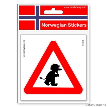 Troll klistremerke