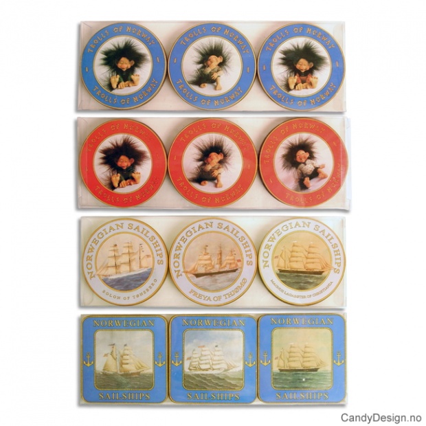 Coasters assortert
