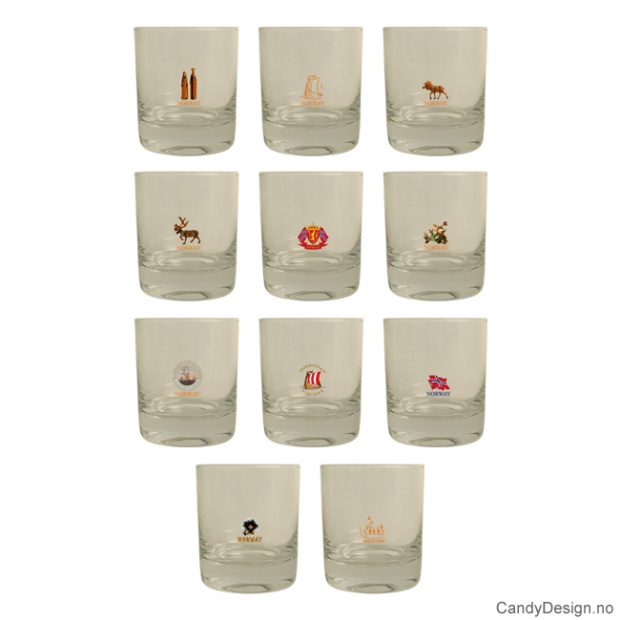 Assortert Whiskey glass