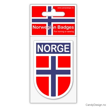 På høykant med NORGE - Stort jakkemerke