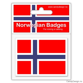 Norsk flagg - Jakkemerke