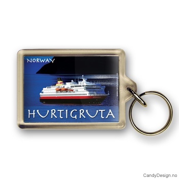 Hurtigruta suvenir nøkkelring