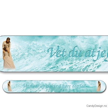 Neglefiler med kvinnefigurer - Vet du at jeg elsker å høre deg le