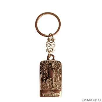 Gustav Vigeland metall nøkkelringer 12 stk.