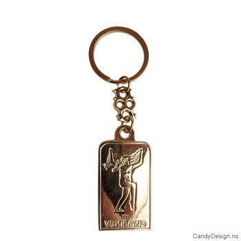 Gustav Vigeland metall nøkkelringer 12 stk.